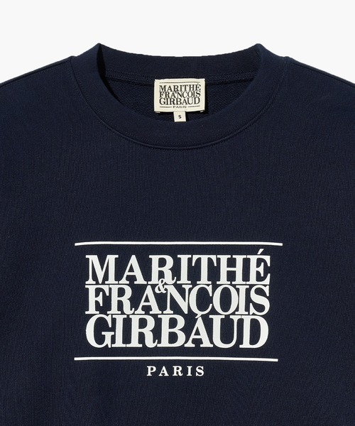 marithe francois girbaudロゴプリント トレーナー MARITHE + FRANCOIS GIRBAUD トレーナー スウェット CLASSIC