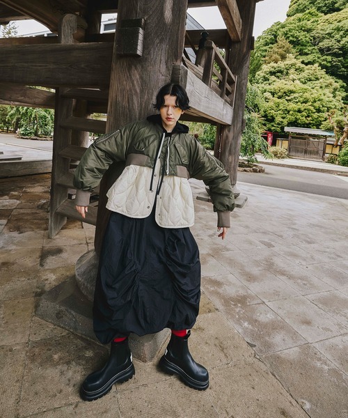 お安くSALEw★エシンタ　MA1ファー23年AW★ FAUX SHEARING TYPE MA―1 17426 | HYKE