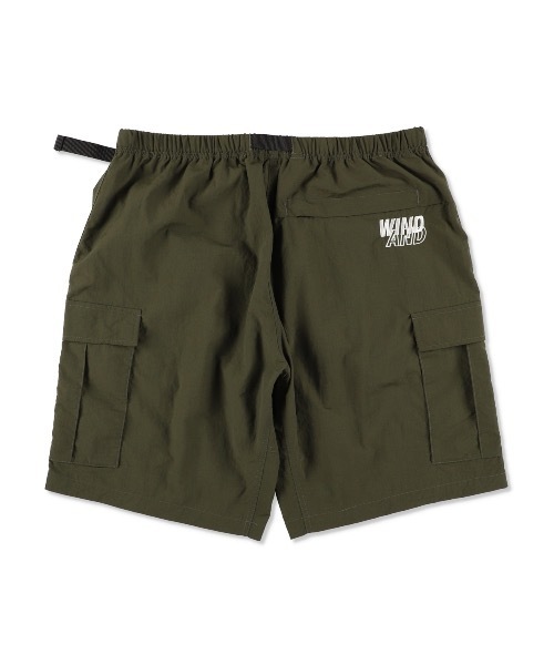 ウィンダンシー カーキ　カーゴショートパンツ　サイズL WIND AND SEA（ウィンダンシー） パンツ SEA ESS Cargo Shorts メンズ