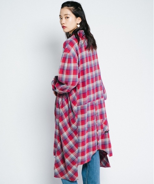 HYSTERIC GLAMOUR 「HYSTERIC GLAMOUR」 シャツワンピース FREE