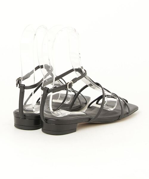 「Dhyana.」 フラットサンダル 22.5cm ブラック レディース_画像2