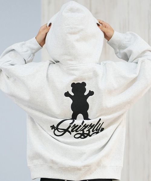 GRIZZLY（グリズリー） パーカー BIG EMBROIDERY BEAR パーカー G25FW