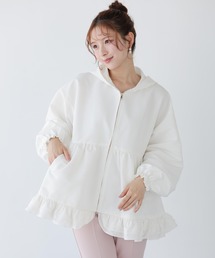 ジャケット・アウター fitmore Fit more（フィットモア） コート アウター ペプラムフリル2WAY