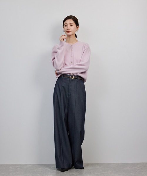 ROPE'（ロペ） カーディガン 「一部WEB限定」ウールカシミヤ ブレンド