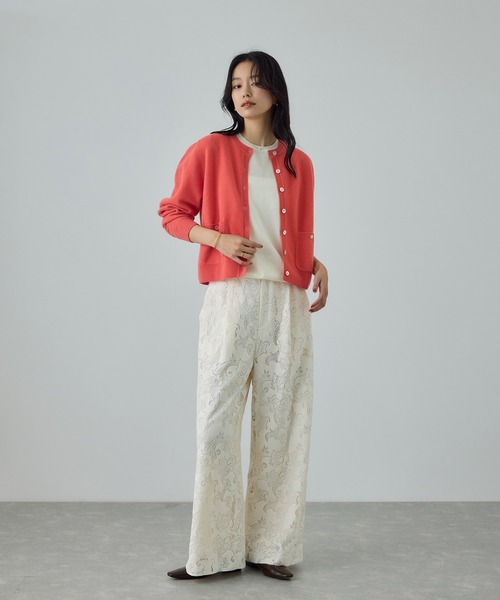 ROPE'（ロペ） カーディガン 「一部WEB限定」ウールカシミヤ ブレンド