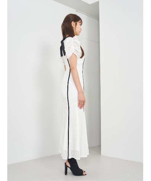 「Darich」 半袖ワンピース - サックスブルー レディース_画像9