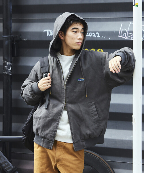地底人ダックジャケット アウター ◎New Item NewJnxs アメリカンパーカージャケット L1835 (S-XL