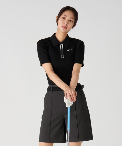 【TaylorMade】レディース ポロシャツ ブラック UNITED ARROWS GOLF（ユナイテッドアローズゴルフ） ポロシャツ ポロ