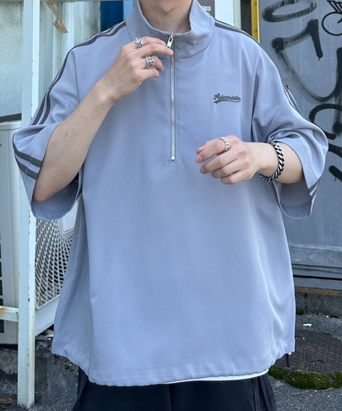 「ADAMASTE」 半袖Tシャツ MEDIUM ライトグレー メンズ_画像2