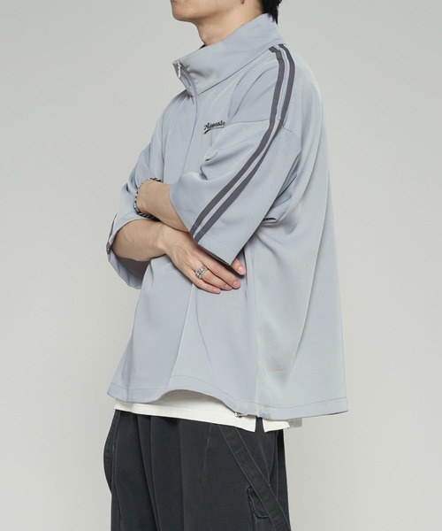 「ADAMASTE」 半袖Tシャツ MEDIUM ライトグレー メンズ_画像3