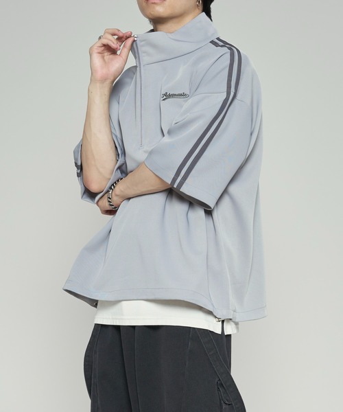 「ADAMASTE」 半袖Tシャツ MEDIUM ライトグレー メンズ_画像4