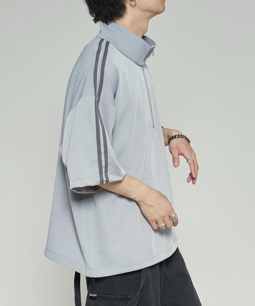 「ADAMASTE」 半袖Tシャツ MEDIUM ライトグレー メンズ_画像5