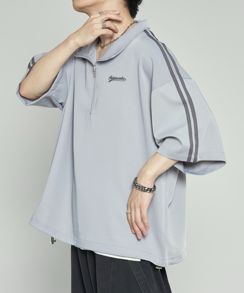 「ADAMASTE」 半袖Tシャツ MEDIUM ライトグレー メンズ_画像6