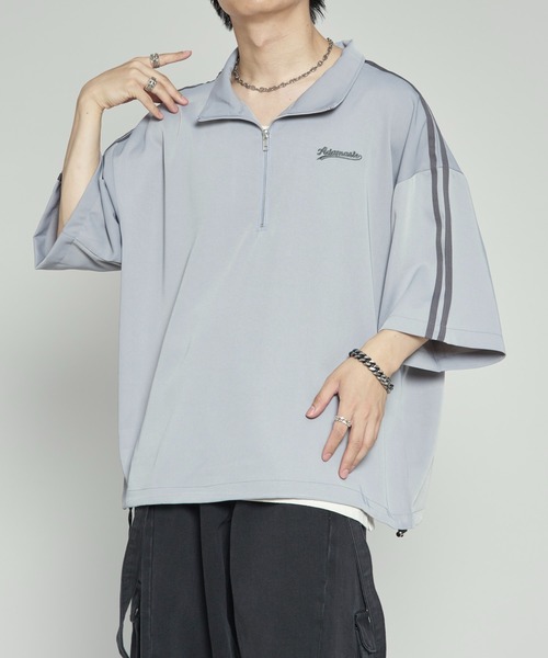 「ADAMASTE」 半袖Tシャツ MEDIUM ライトグレー メンズ_画像7