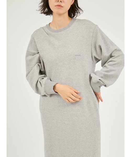 emmi ワンピース 「セットアイテム」チュールビスチェ×裏毛ワンピース