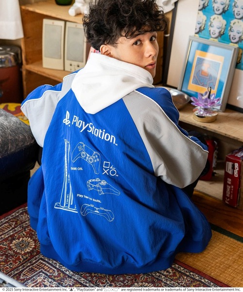 ニコアンド スタジャン niko and…（ニコアンド） スタジャン LARGE ブルー メンズ : ZOZOTOWN