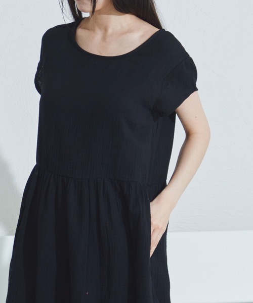 「pairmanon」 半袖ワンピース FREE ピンク レディース_画像3