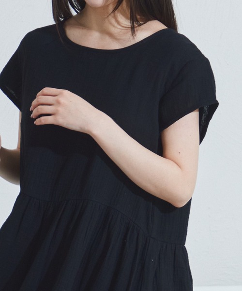 「pairmanon」 半袖ワンピース FREE ピンク レディース_画像4