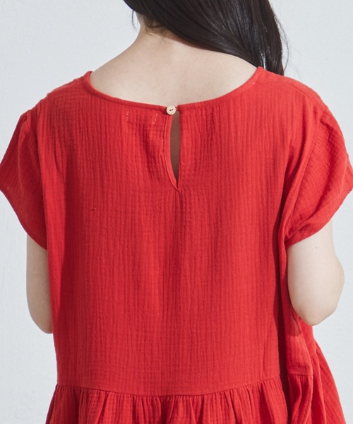 「pairmanon」 半袖ワンピース FREE ピンク レディース_画像6