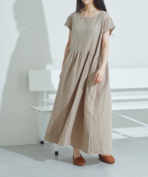 「pairmanon」 半袖ワンピース FREE ピンク レディース_画像9