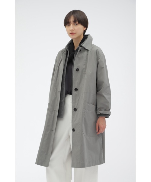 MHL.（エムエイチエル） ステンカラーコート 1 グレー レディース