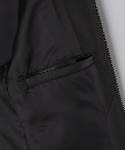 SHIPS（シップス） 革ジャン ライダース SHIPS: ラムレザー シングル