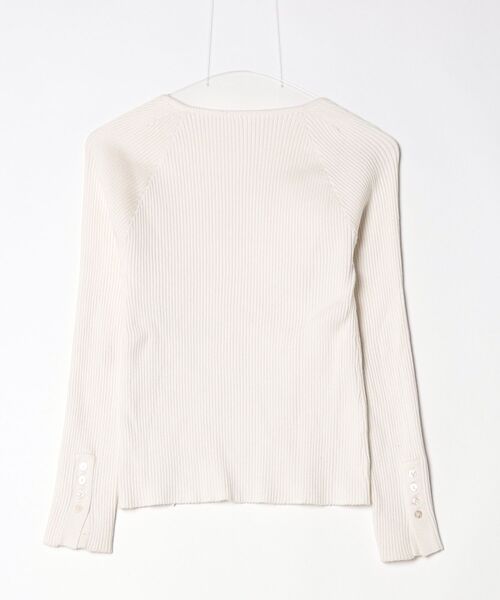 「TITTY&CO.」 長袖ニット S ホワイト レディース_画像2