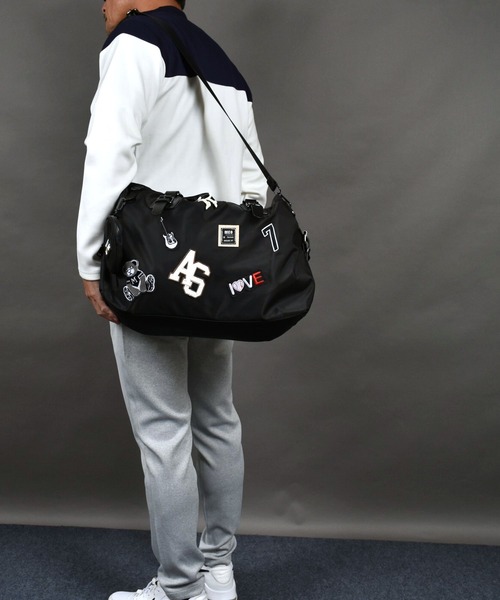 COMON＋（コモンプラス） ボストンバッグ スーツケースに掛けられる