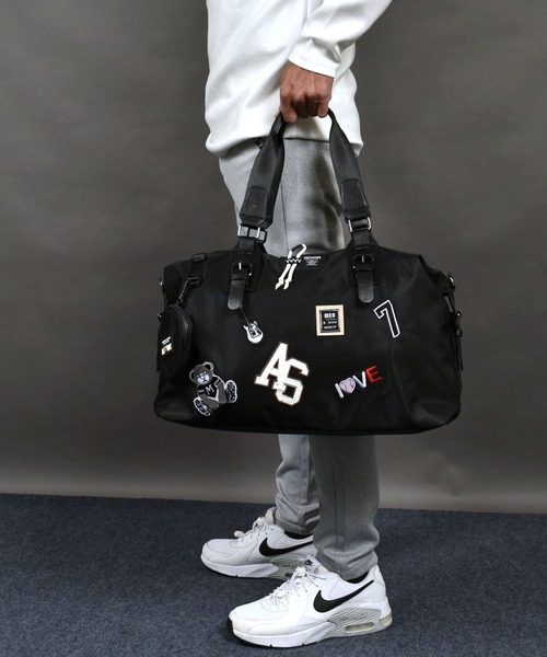 COMON＋（コモンプラス） ボストンバッグ スーツケースに掛けられる