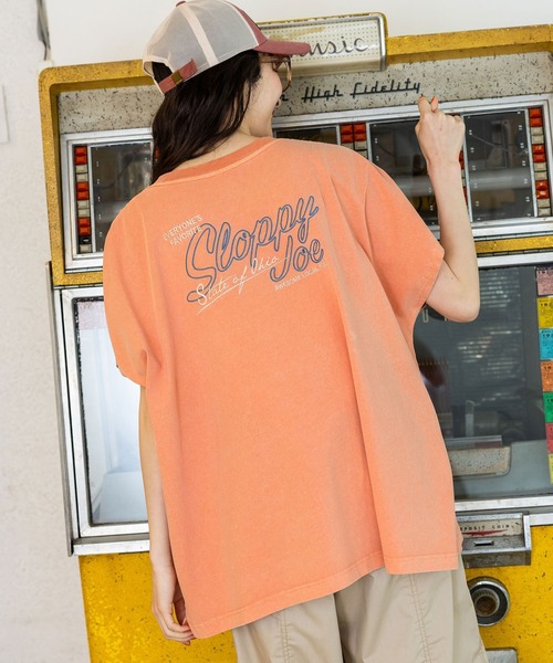 「niko and...」 半袖カットソー LARGE ライトブルー レディース_画像4