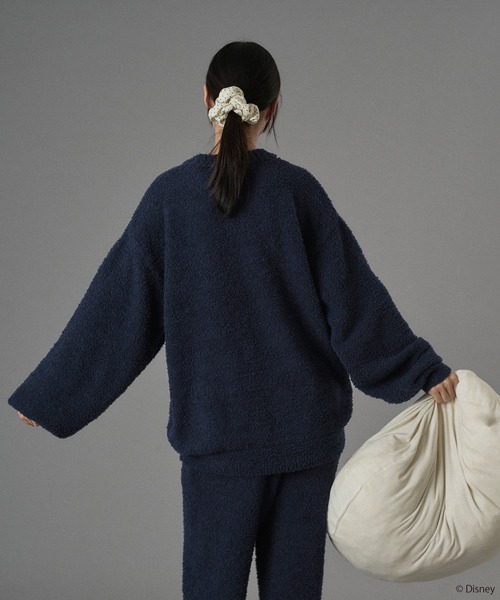 ONCILYディズニーニット(ブルー) ONCILY（オンシェリー）の「【 Disney / Mickey Mouse 】SILHOUETTE