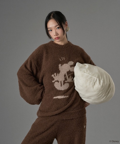 しおれ⭐︎定価35200円　MHL コットンニット ONCILY（オンシェリー） セーター ニット 「 Disney / Mickey Mouse