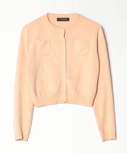 CABaN（キャバン） ニットカーディガン X-SMALL ベージュ レディース