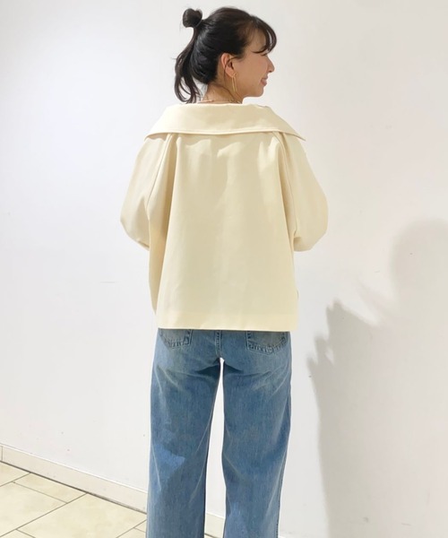 「flower」 デニムパンツ S アイボリー レディース_画像6