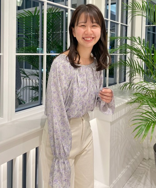 「flower」 デニムパンツ S アイボリー レディース_画像8