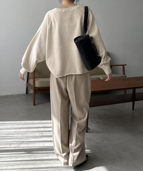 「GOOD ROCK SPEED」 スウェットカットソー FREE ベージュ レディース_画像5