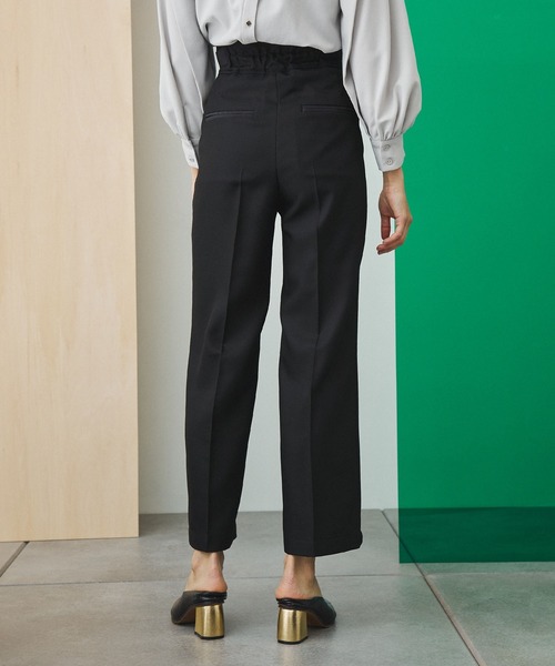 レオナールスポーツ スラックスパンツ ジップフライ ストレッチ グレー  