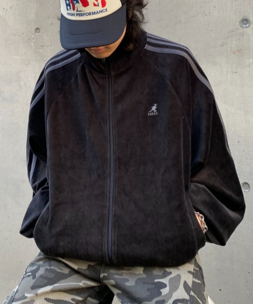 KANGOL（カンゴール） ジャージ 「KANGOL」袖ラインワンポイント刺繍