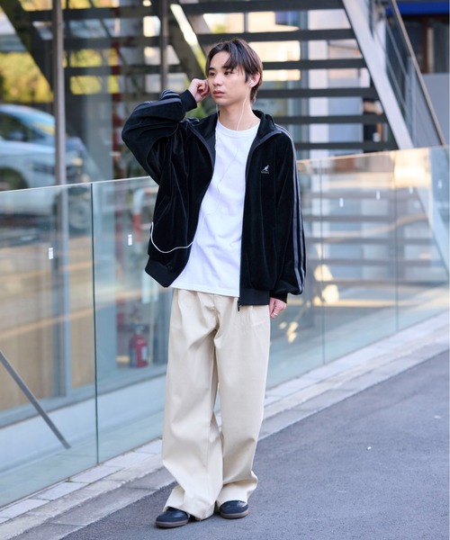 KANGOL（カンゴール） ジャージ 「KANGOL」袖ラインワンポイント刺繍