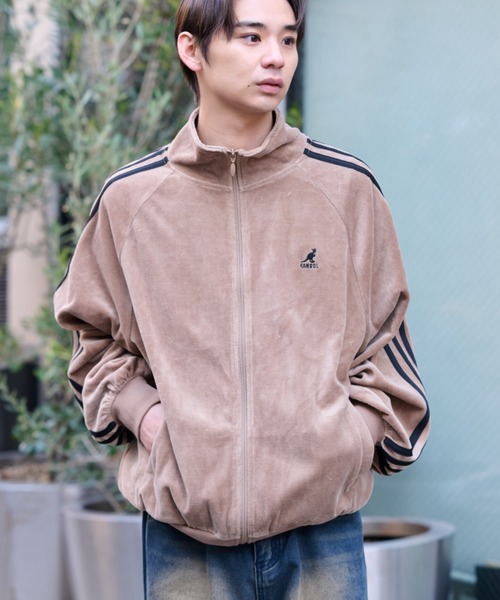 KANGOL（カンゴール） ジャージ 「KANGOL」袖ラインワンポイント刺繍