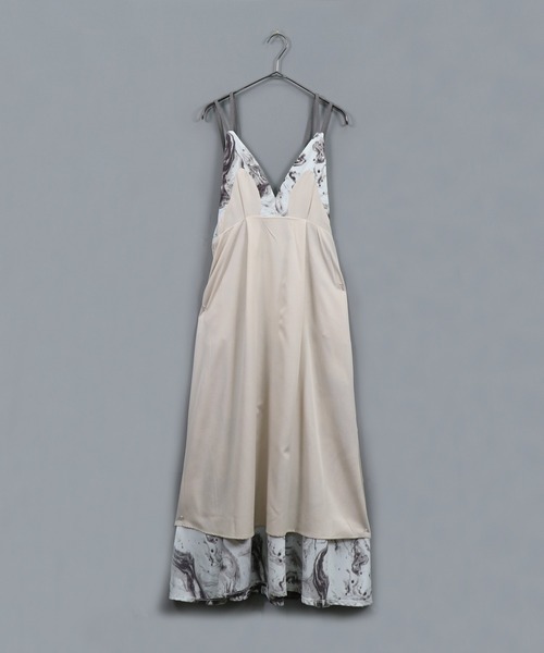 「&g'aime」 キャミソールワンピース FREE グレー レディース_画像3