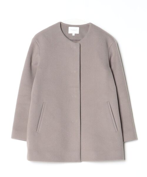 BEAUTY＆YOUTH UNITED ARROWS ノーカラーコート SMALL モカ レディース