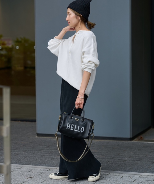 フレームデザイン 長袖カットソー FRAMeWORK（フレームワーク） 長袖カットソー - グレー レディース