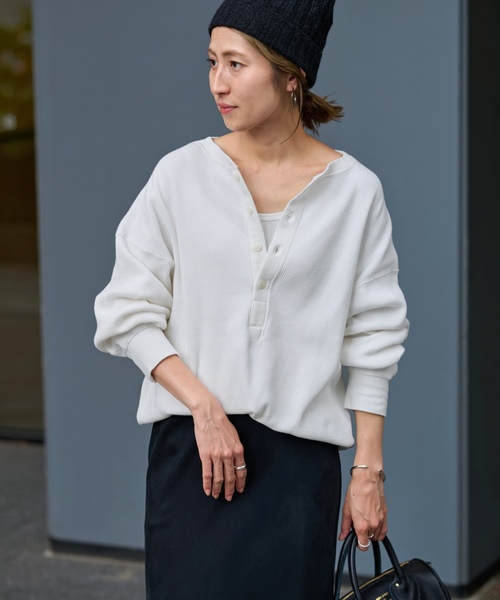 FRAMeWORK（フレームワーク） 長袖カットソー - グレー レディース