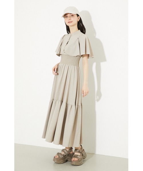 「rienda」 ノースリーブワンピース MEDIUM グリーン レディースの画像