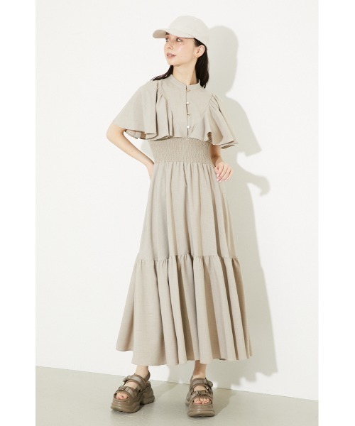 「rienda」 ノースリーブワンピース MEDIUM グリーン レディースの画像