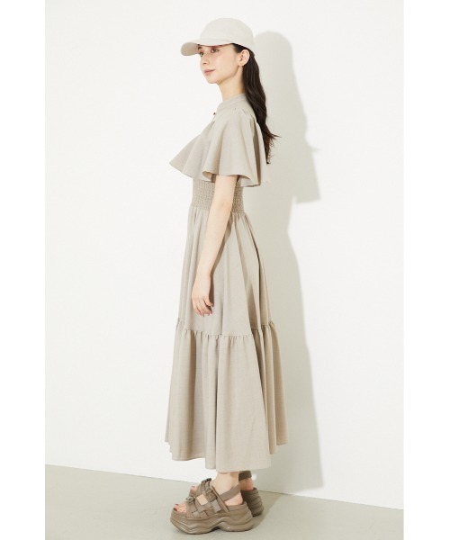 「rienda」 ノースリーブワンピース MEDIUM グリーン レディースの画像