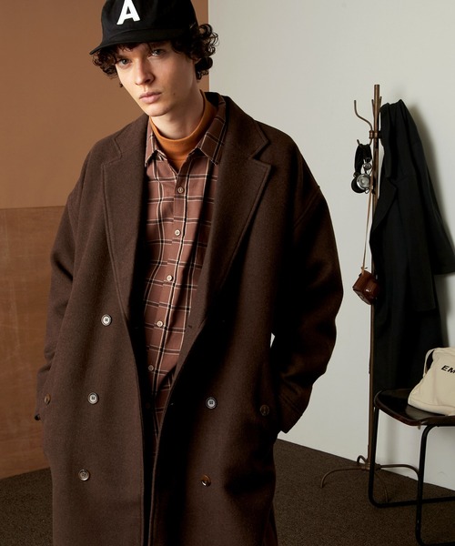 「EMMA CLOTHES」 チェスターコート M ブラウン系その他 メンズ_画像2