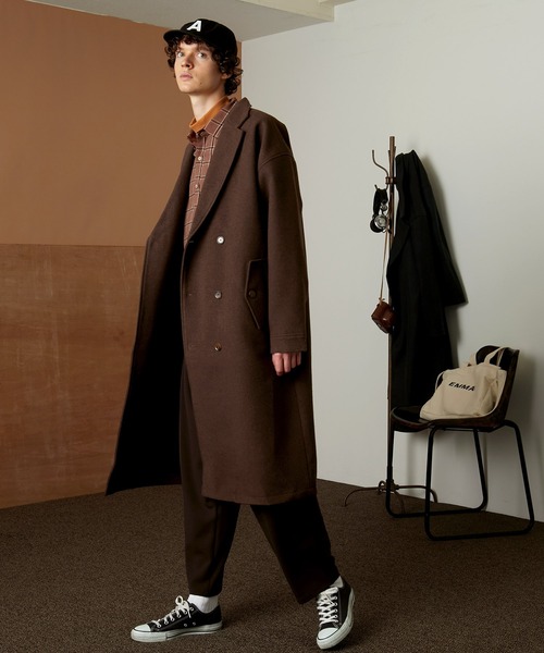 「EMMA CLOTHES」 チェスターコート M ブラウン系その他 メンズ_画像3
