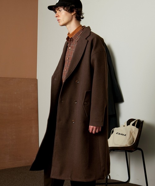 「EMMA CLOTHES」 チェスターコート M ブラウン系その他 メンズ_画像4